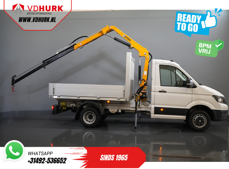 Volkswagen Crafter 50 165 pk Effer 352S Kraan/ Crane/ Kran/ Autokran/ PTO/ Open laadbak/ Dubbel Lucht - Kisteherautó: 2 kép. Volkswagen Crafter 50 165 pk Effer 352S Kraan/ Crane/ Kran/ Autokran/ PTO/ Open laadbak/ Dubbel Lucht - Kisteherautó: 2 kép.