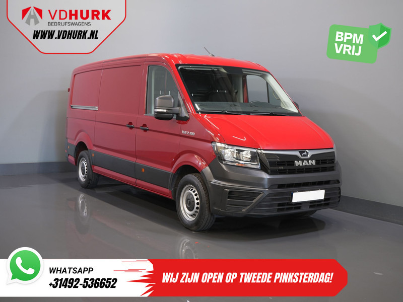 MAN TGE 2.0 TDI L3H2 BPM VRIJ! 3 Pers./ 2.5t Trekverm./ Carplay/ Betimmerd/ Cruise/ Navi/ Camera - Kis furgon: 1 kép. MAN TGE 2.0 TDI L3H2 BPM VRIJ! 3 Pers./ 2.5t Trekverm./ Carplay/ Betimmerd/ Cruise/ Navi/ Camera - Kis furgon: 1 kép.