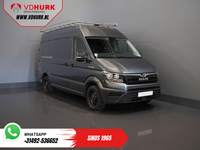MAN TGE 35 2.0 180 pk DSG Aut. L3H3 BPM VRIJ! Inrichting/ Imperiaal + Ladder/ Tachograaf/ Navi/ Gev.stoel/ CarPlay/ Camera/ PDC/ Cruise/ - Furgon: 1 kép. MAN TGE 35 2.0 180 pk DSG Aut. L3H3 BPM VRIJ! Inrichting/ Imperiaal + Ladder/ Tachograaf/ Navi/ Gev.stoel/ CarPlay/ Camera/ PDC/ Cruise/ - Furgon: 1 kép.