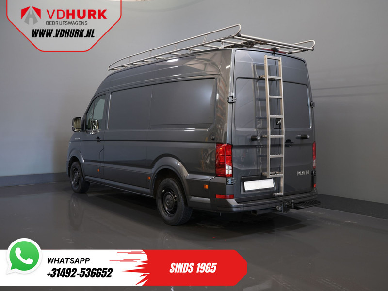MAN TGE 35 2.0 180 pk DSG Aut. L3H3 BPM VRIJ! Inrichting/ Imperiaal + Ladder/ Tachograaf/ Navi/ Gev.stoel/ CarPlay/ Camera/ PDC/ Cruise/ - Furgon: 2 kép. MAN TGE 35 2.0 180 pk DSG Aut. L3H3 BPM VRIJ! Inrichting/ Imperiaal + Ladder/ Tachograaf/ Navi/ Gev.stoel/ CarPlay/ Camera/ PDC/ Cruise/ - Furgon: 2 kép.