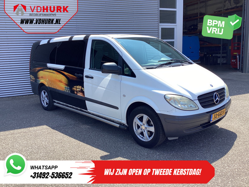 Mercedes-Benz Vito 109 CDI L3 EXPORT ONLY (€7.744,- Incl. BTW/BPM Vrij!) 9 Persoons/ Kombi/ Combi/ 9P/ Sidebars/ Camera/ Trekhaak/ Airco - Minibusz, Kisbusz: 1 kép. Mercedes-Benz Vito 109 CDI L3 EXPORT ONLY (€7.744,- Incl. BTW/BPM Vrij!) 9 Persoons/ Kombi/ Combi/ 9P/ Sidebars/ Camera/ Trekhaak/ Airco - Minibusz, Kisbusz: 1 kép.