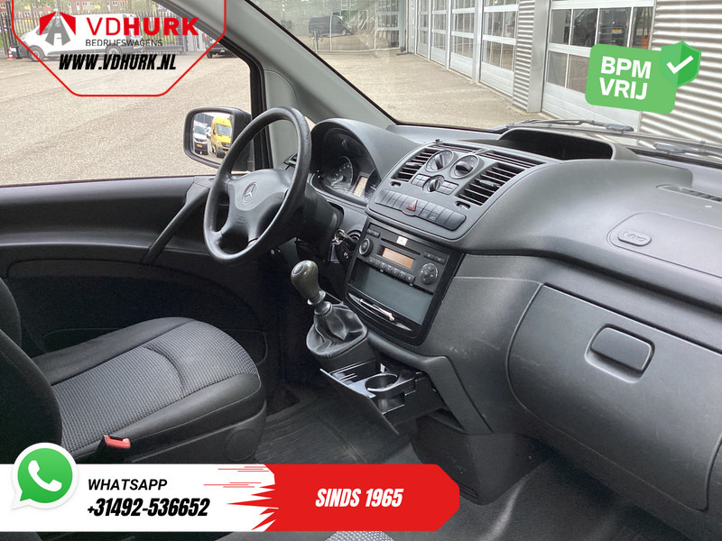 Mercedes-Benz Vito 110 CDI L3 EXPORT NL Auto/ APK 02-2026/ Airco/ LMV/ Sidebars/ Betimmering/ Radio - Kis furgon: 3 kép. Mercedes-Benz Vito 110 CDI L3 EXPORT NL Auto/ APK 02-2026/ Airco/ LMV/ Sidebars/ Betimmering/ Radio - Kis furgon: 3 kép.