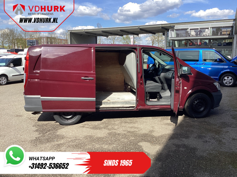 Mercedes-Benz Vito 113 CDI L2 EXPORT ONLY APK 2-2026/ PDC/ Cruise/ Trekhaak/ Airco - Kis furgon: 5 kép. Mercedes-Benz Vito 113 CDI L2 EXPORT ONLY APK 2-2026/ PDC/ Cruise/ Trekhaak/ Airco - Kis furgon: 5 kép.