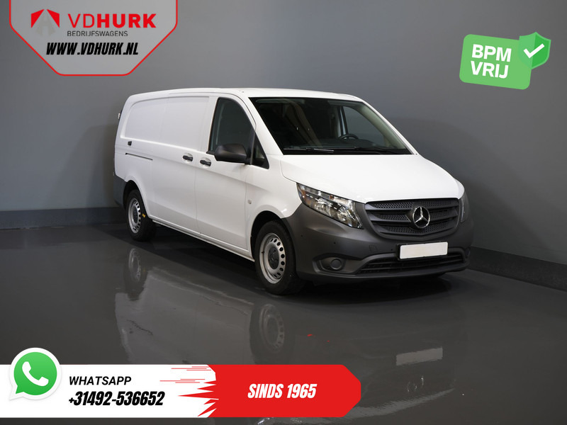 Mercedes-Benz Vito 116 CDI Aut. L2 BPM VRIJ! Carplay/ Stoelverw./ 270Gr. Deuren/ Cruise/ Airco/ Navi/ Camera/ PDC - Kis furgon: 1 kép. Mercedes-Benz Vito 116 CDI Aut. L2 BPM VRIJ! Carplay/ Stoelverw./ 270Gr. Deuren/ Cruise/ Airco/ Navi/ Camera/ PDC - Kis furgon: 1 kép.
