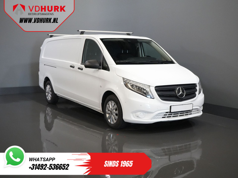 Mercedes-Benz Vito 116 CDI Aut. L3 BPM VRIJ! LED/ Carplay/ Standkachel/ LMV/ Cruise/ Camera/ PDC/ Trekhaak - Kis furgon: 1 kép. Mercedes-Benz Vito 116 CDI Aut. L3 BPM VRIJ! LED/ Carplay/ Standkachel/ LMV/ Cruise/ Camera/ PDC/ Trekhaak - Kis furgon: 1 kép.