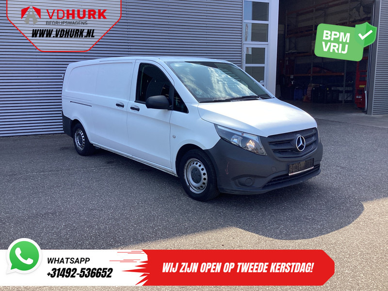 Mercedes-Benz Vito 116 CDI L3 XL EXPORT ONLY 2xSchuifdeur/ Standkachel/ Stoelverw./ Cruise/ Airco/ Trekhaak - Furgon: 1 kép. Mercedes-Benz Vito 116 CDI L3 XL EXPORT ONLY 2xSchuifdeur/ Standkachel/ Stoelverw./ Cruise/ Airco/ Trekhaak - Furgon: 1 kép.