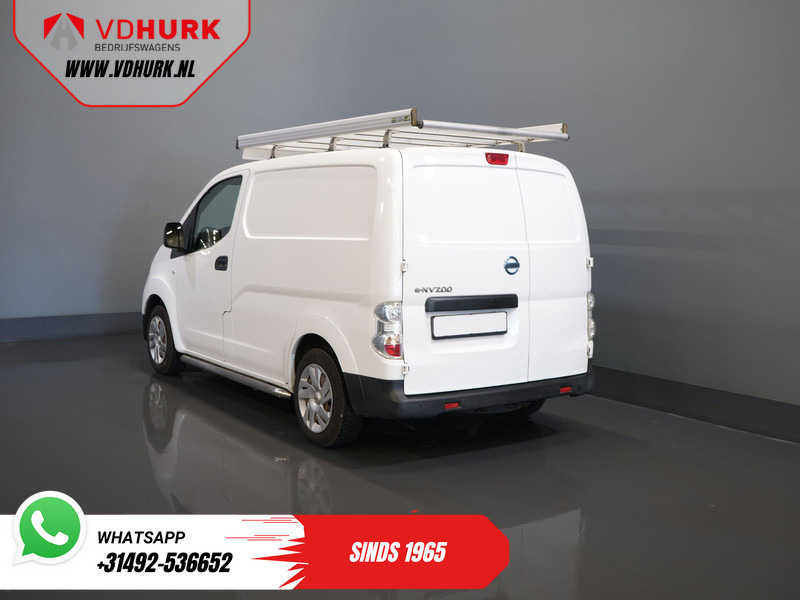 Nissan E-NV200 Optima 24kWh 105 km WLTP Snellader/ Imperiaal/ Sidebars/ PDC/ Cruise/ Airco - Kis furgon, Elektromos kisteherautó: 2 kép. Nissan E-NV200 Optima 24kWh 105 km WLTP Snellader/ Imperiaal/ Sidebars/ PDC/ Cruise/ Airco - Kis furgon, Elektromos kisteherautó: 2 kép.