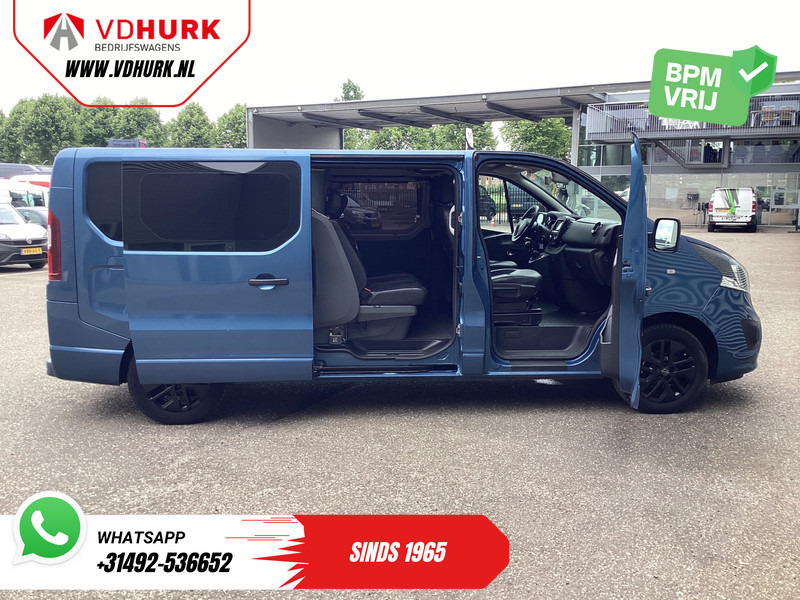 Kis furgon, Duplakabinos kisteherautó Opel Vivaro 1.6 CDTI 140 pk L2 DC Dubbel Cabine EXPORT ONLY 2x Schuifdeur/ Leder/ Climate/ Carplay/ Camera/ Cruise/ PDC/ Trekhaak/ LMV: 6 kép.