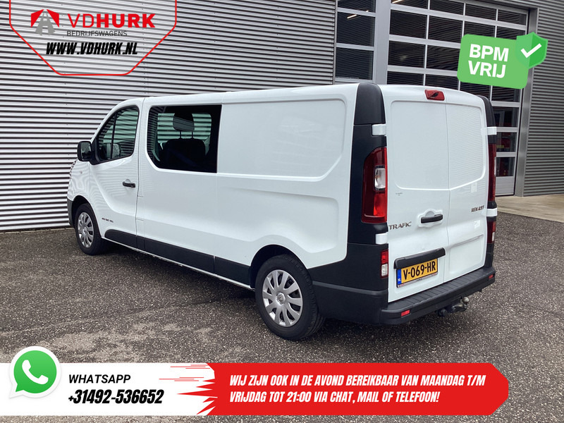 Renault Trafic 1.6 dCi 125 pk L2 DC Dubbel Cabine BPM VRIJ NL Auto/ Camera/ Cruise/ Navi/ Airco/ Trekhaak - Kis furgon, Duplakabinos kisteherautó: 2 kép. Renault Trafic 1.6 dCi 125 pk L2 DC Dubbel Cabine BPM VRIJ NL Auto/ Camera/ Cruise/ Navi/ Airco/ Trekhaak - Kis furgon, Duplakabinos kisteherautó: 2 kép.