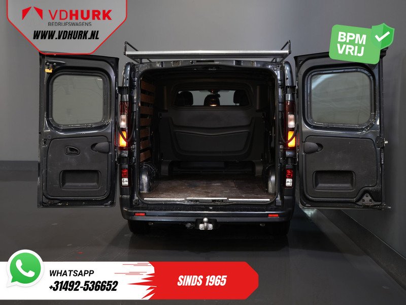 Renault Trafic 2.0 dCi 145 pk Aut. L2 DC Dubbel Cabine BPM VRIJ! 2xSchuifdeur/ LED/ Stoelverw./ Climate/ Cruise/ Imperiaal/ Sidebars/ Trekhaak/ - Kis furgon, Duplakabinos kisteherautó: 5 kép. Renault Trafic 2.0 dCi 145 pk Aut. L2 DC Dubbel Cabine BPM VRIJ! 2xSchuifdeur/ LED/ Stoelverw./ Climate/ Cruise/ Imperiaal/ Sidebars/ Trekhaak/ - Kis furgon, Duplakabinos kisteherautó: 5 kép.