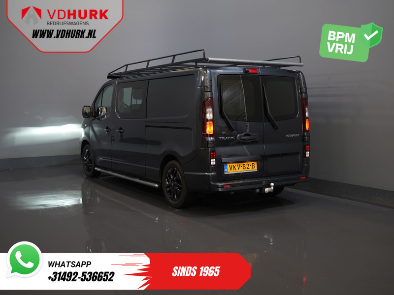 Renault Trafic 2.0 dCi 145 pk Aut. L2 DC Dubbel Cabine BPM VRIJ! 2xSchuifdeur/ LED/ Stoelverw./ Climate/ Cruise/ Imperiaal/ Sidebars/ Trekhaak/ - Kis furgon, Duplakabinos kisteherautó: 2 kép. Renault Trafic 2.0 dCi 145 pk Aut. L2 DC Dubbel Cabine BPM VRIJ! 2xSchuifdeur/ LED/ Stoelverw./ Climate/ Cruise/ Imperiaal/ Sidebars/ Trekhaak/ - Kis furgon, Duplakabinos kisteherautó: 2 kép.