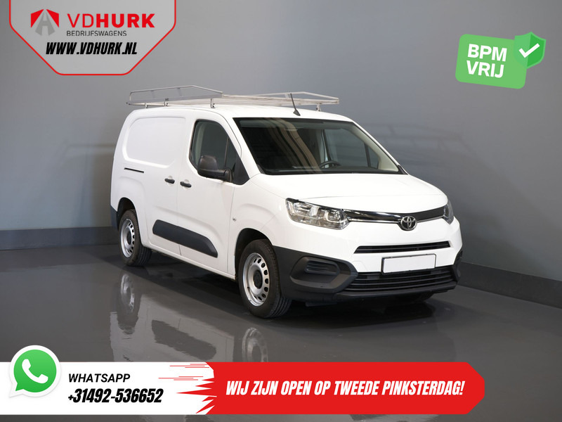 Toyota PROACE CITY 1.5 100 pk L2 BPM VRIJ! Imperiaal/ NL Auto/ Airco/ Cruise/ Trekhaak - Kis furgon: 1 kép. Toyota PROACE CITY 1.5 100 pk L2 BPM VRIJ! Imperiaal/ NL Auto/ Airco/ Cruise/ Trekhaak - Kis furgon: 1 kép.