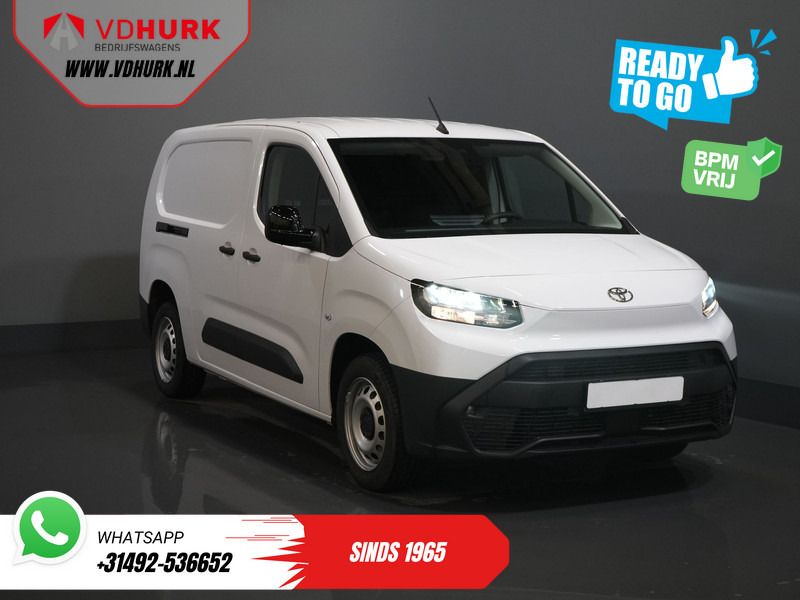 Toyota PROACE CITY 1.5 130 pk Aut. L2 BPM VRIJ! LED/ Virtual Cockpit/ 3 pers./ Carplay/ Camera/ Climate/ PDC/ Cruise - Kis furgon: 1 kép. Toyota PROACE CITY 1.5 130 pk Aut. L2 BPM VRIJ! LED/ Virtual Cockpit/ 3 pers./ Carplay/ Camera/ Climate/ PDC/ Cruise - Kis furgon: 1 kép.