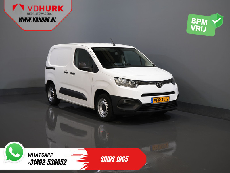 Toyota PROACE CITY 1.5 D-4D BPM VRIJ! NL Auto/ Carplay/ Camera/ Cruise/ PDC/ Airco/ Trekhaak - Kis furgon: 1 kép. Toyota PROACE CITY 1.5 D-4D BPM VRIJ! NL Auto/ Carplay/ Camera/ Cruise/ PDC/ Airco/ Trekhaak - Kis furgon: 1 kép.