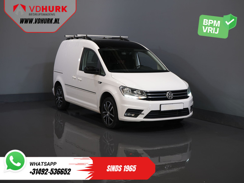 Volkswagen Caddy 2.0 TDI 100 pk DSG Aut. BPM VRIJ! Edition 35 Carplay/ Stoelverw./ Standkachel/ Cruise/ Airco/ PDC/ LMV/ Dakdragers/ Trekhaak/ In - Furgon: 1 kép. Volkswagen Caddy 2.0 TDI 100 pk DSG Aut. BPM VRIJ! Edition 35 Carplay/ Stoelverw./ Standkachel/ Cruise/ Airco/ PDC/ LMV/ Dakdragers/ Trekhaak/ In - Furgon: 1 kép.