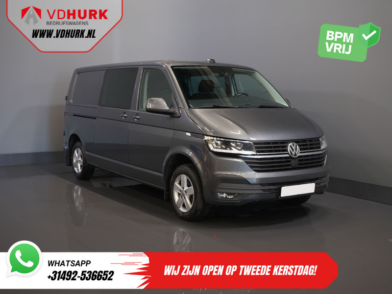 Volkswagen Transporter 2.0 TDI 150 pk DSG Aut. L2 DC Dubbel Cabine MIXTO/ LED/ Adapt.Cruise/ Standkachel/ Stoelverw./ Carplay/ Camera/ PDC/ LMV/ Trekha - Kis furgon, Duplakabinos kisteherautó: 1 kép. Volkswagen Transporter 2.0 TDI 150 pk DSG Aut. L2 DC Dubbel Cabine MIXTO/ LED/ Adapt.Cruise/ Standkachel/ Stoelverw./ Carplay/ Camera/ PDC/ LMV/ Trekha - Kis furgon, Duplakabinos kisteherautó: 1 kép.