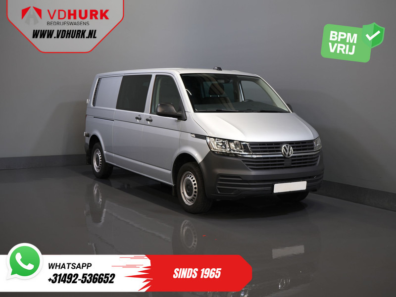 Volkswagen Transporter T6.1 2.0 TDI 150 pk DSG Aut. L2 DC BPM VRIJ! Dubbel Cabine 6 Pers./ Lage KM!/ Adapt.Cruise/ 270Gr. Deuren/ Navi/ Carplay/ Trekha - Furgon, Duplakabinos kisteherautó: 1 kép. Volkswagen Transporter T6.1 2.0 TDI 150 pk DSG Aut. L2 DC BPM VRIJ! Dubbel Cabine 6 Pers./ Lage KM!/ Adapt.Cruise/ 270Gr. Deuren/ Navi/ Carplay/ Trekha - Furgon, Duplakabinos kisteherautó: 1 kép.