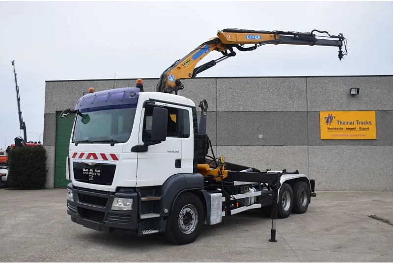 MAN TGS 26.360 - Horgos rakodó teherautó, Darus autó: 2 kép. MAN TGS 26.360 - Horgos rakodó teherautó, Darus autó: 2 kép.