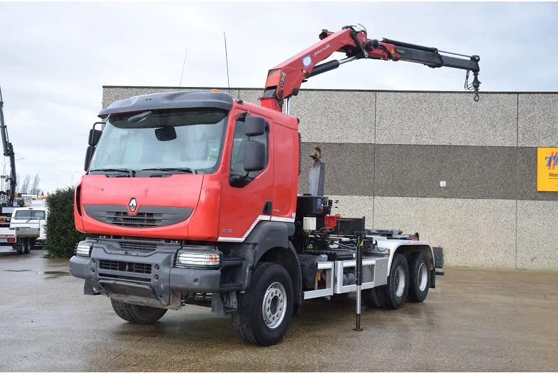 Renault Lander 430 - Horgos rakodó teherautó: 3 kép. Renault Lander 430 - Horgos rakodó teherautó: 3 kép.