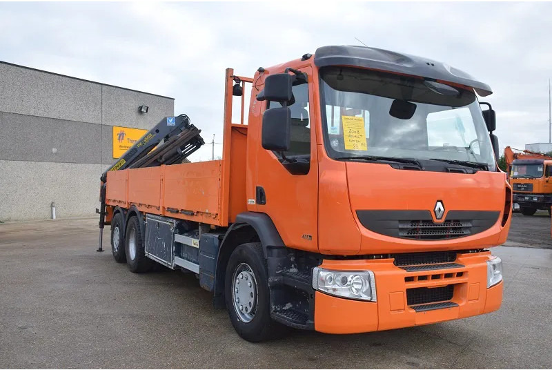 Renault Premium 410 - Platós teherautó, Darus autó: 5 kép. Renault Premium 410 - Platós teherautó, Darus autó: 5 kép.