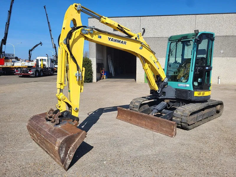 Yanmar VIO57 U - Minikotró: 3 kép. Yanmar VIO57 U - Minikotró: 3 kép.