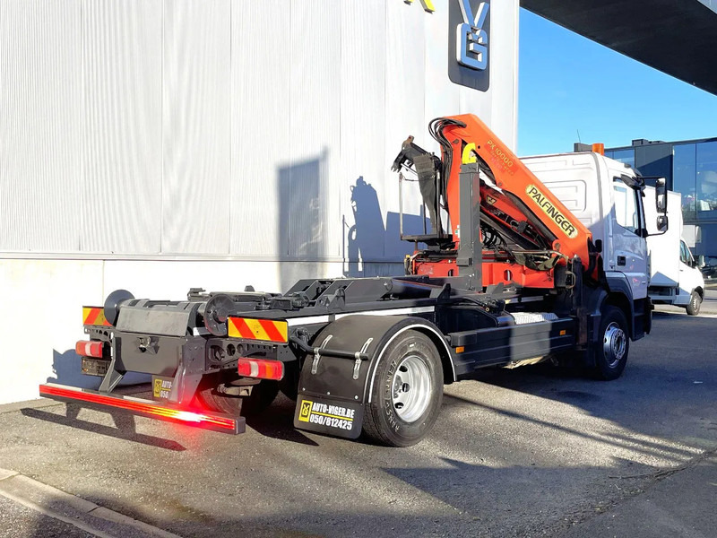 Mercedes-Benz Atego 1621 *Palfinger kraan*Containersysteem*luchtvering achteras*bluetooth - Horgos rakodó teherautó, Darus autó: 2 kép. Mercedes-Benz Atego 1621 *Palfinger kraan*Containersysteem*luchtvering achteras*bluetooth - Horgos rakodó teherautó, Darus autó: 2 kép.