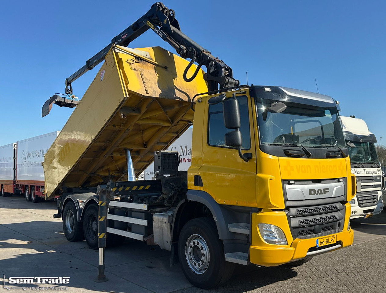 DAF CF 410 FAT 6X4 188.000 KM Palfinger 17 TON/Meter Kraan 2 Zijdige Ruizeveld K - Darus autó: 5 kép. DAF CF 410 FAT 6X4 188.000 KM Palfinger 17 TON/Meter Kraan 2 Zijdige Ruizeveld K - Darus autó: 5 kép.