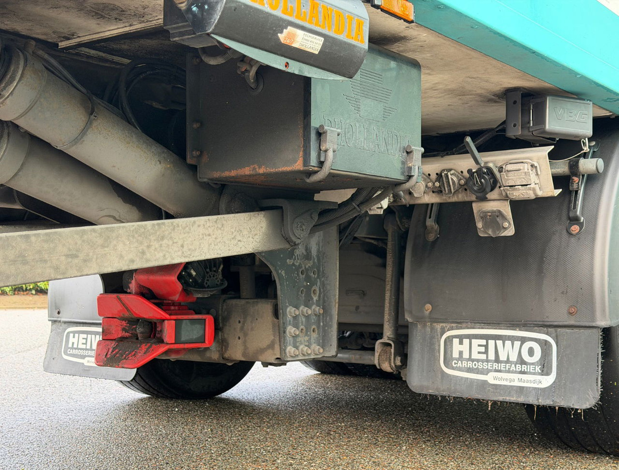 Hűtős teherautó DAF CF 450 SC Heiwo Isolated BOX 875 x 250 x 275 INS. Carrier Cooling 340.000 KM Tail Lift Super Condition NEW APK - TUV: 18 kép.