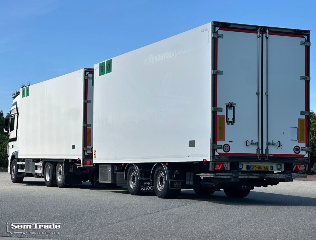 DAF XF 480 FAR SSC 2x Tail Lift 50 CC Trolleys Carrier TRS Iceland Super Condition NL-Combi - Hűtős teherautó: 3 kép. DAF XF 480 FAR SSC 2x Tail Lift 50 CC Trolleys Carrier TRS Iceland Super Condition NL-Combi - Hűtős teherautó: 3 kép.