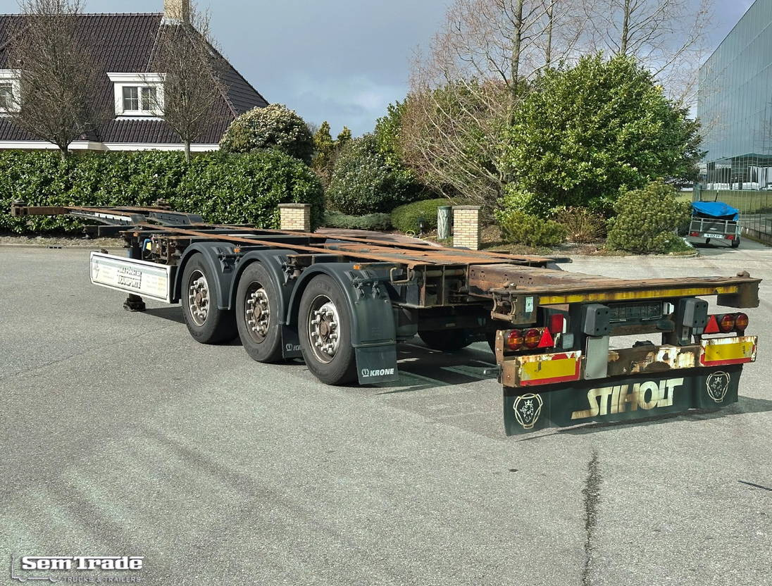 Krone SD Back Slider Lift Axle Carrier Genset 4063 Hours - Félpótkocsi cserefelépítményes: 3 kép. Krone SD Back Slider Lift Axle Carrier Genset 4063 Hours - Félpótkocsi cserefelépítményes: 3 kép.