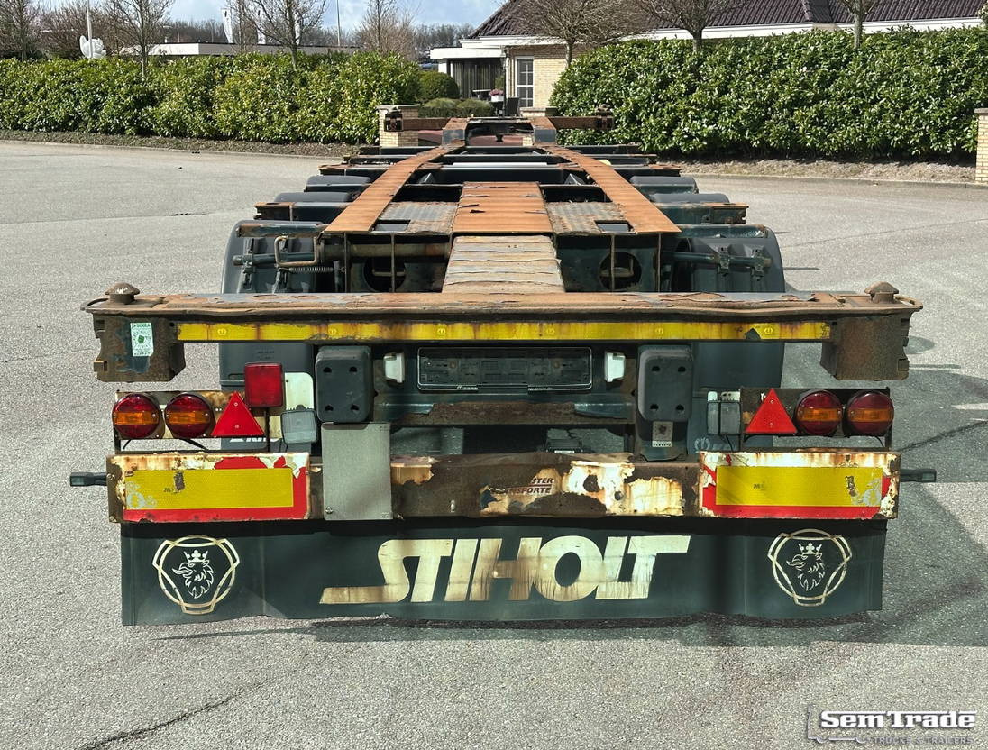 Krone SD Back Slider Lift Axle Carrier Genset 4063 Hours - Félpótkocsi cserefelépítményes: 4 kép. Krone SD Back Slider Lift Axle Carrier Genset 4063 Hours - Félpótkocsi cserefelépítményes: 4 kép.