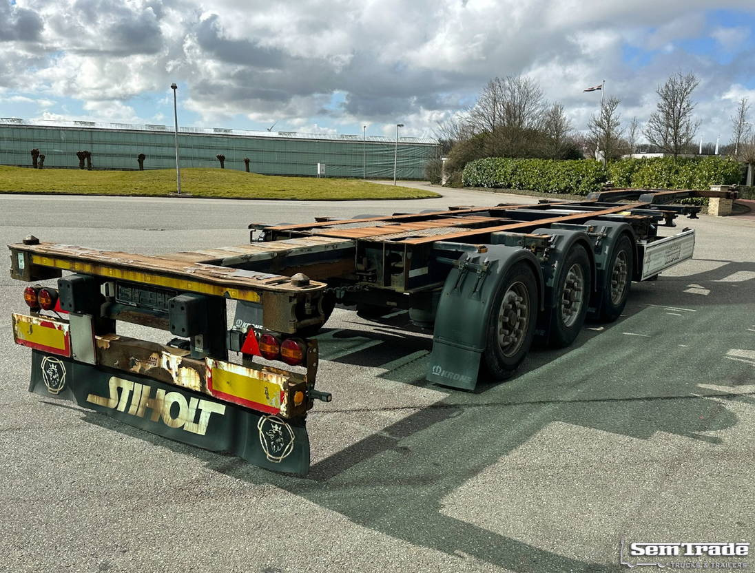 Krone SD Back Slider Lift Axle Carrier Genset 4063 Hours - Félpótkocsi cserefelépítményes: 5 kép. Krone SD Back Slider Lift Axle Carrier Genset 4063 Hours - Félpótkocsi cserefelépítményes: 5 kép.