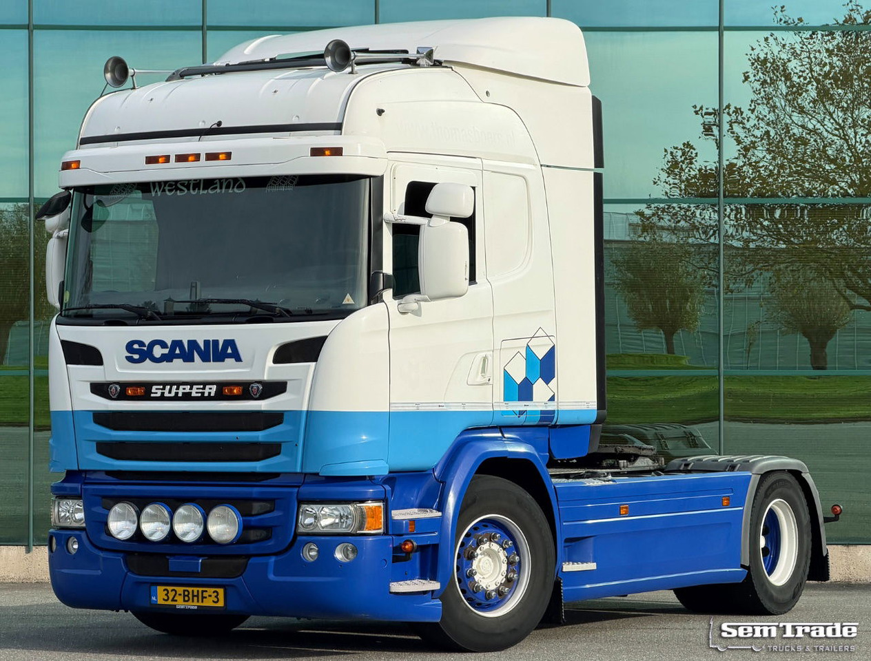 Scania G410 Highline 868.000 KM Full Spoiler TOP Condition Holland-Truck - Nyergesvontató: 1 kép. Scania G410 Highline 868.000 KM Full Spoiler TOP Condition Holland-Truck - Nyergesvontató: 1 kép.