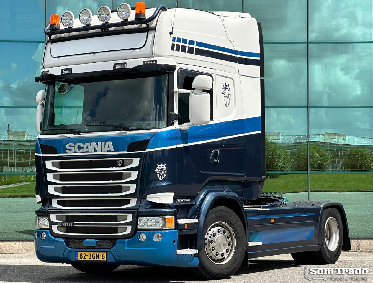 Scania R410 Topline Retarder 2X Tanks 846.000 KM Super Condition NL-Truck - Nyergesvontató: 1 kép. Scania R410 Topline Retarder 2X Tanks 846.000 KM Super Condition NL-Truck - Nyergesvontató: 1 kép.