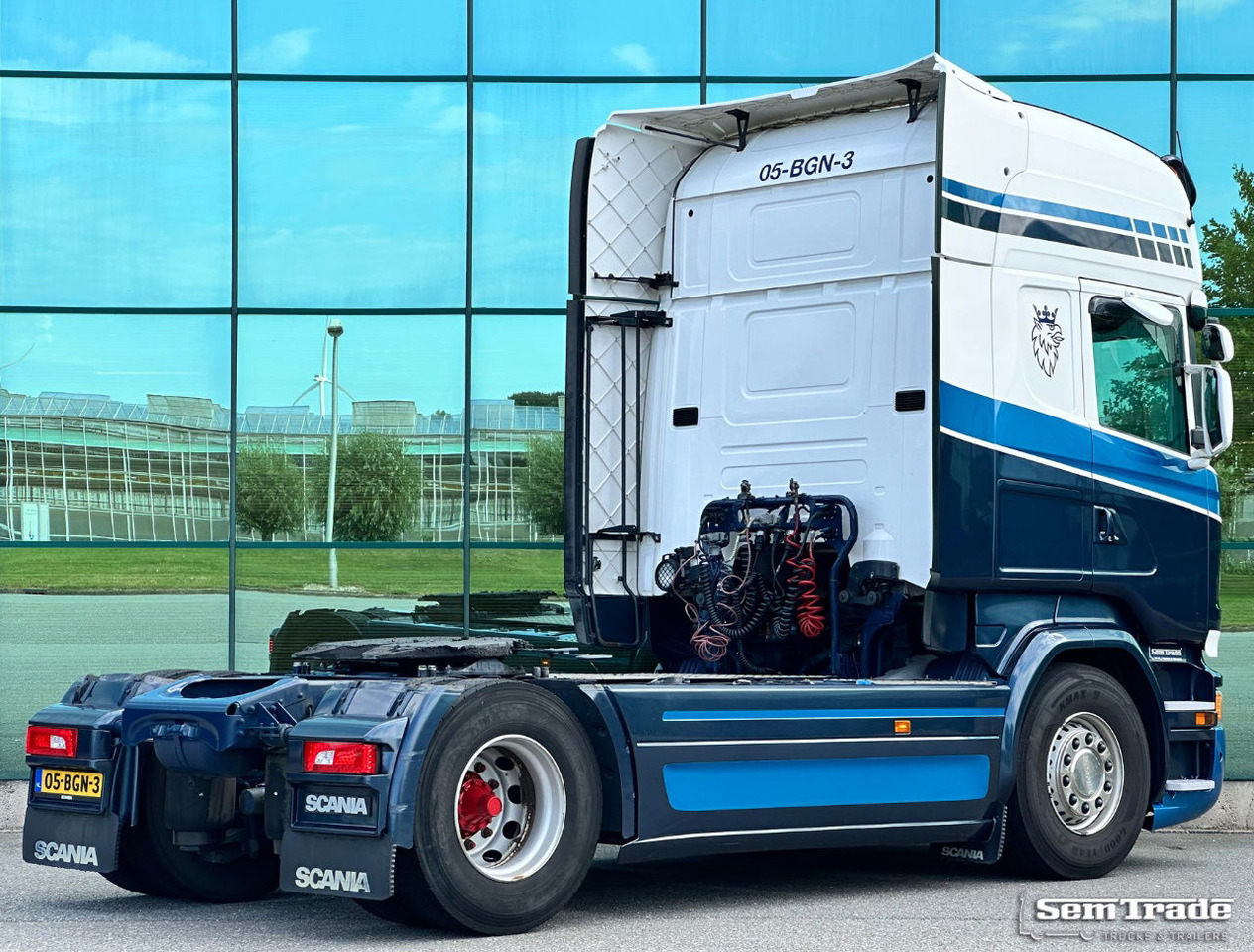 Scania R410 Topline Retarder Only 586.000 KM 2x Tanks Super Condition NL-Truck - Nyergesvontató: 4 kép. Scania R410 Topline Retarder Only 586.000 KM 2x Tanks Super Condition NL-Truck - Nyergesvontató: 4 kép.