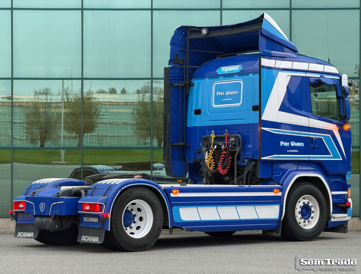 Scania R450 Euro 6 Full AIR Retarder PTO+Hydrolics BE-Truck - Nyergesvontató: 4 kép. Scania R450 Euro 6 Full AIR Retarder PTO+Hydrolics BE-Truck - Nyergesvontató: 4 kép.