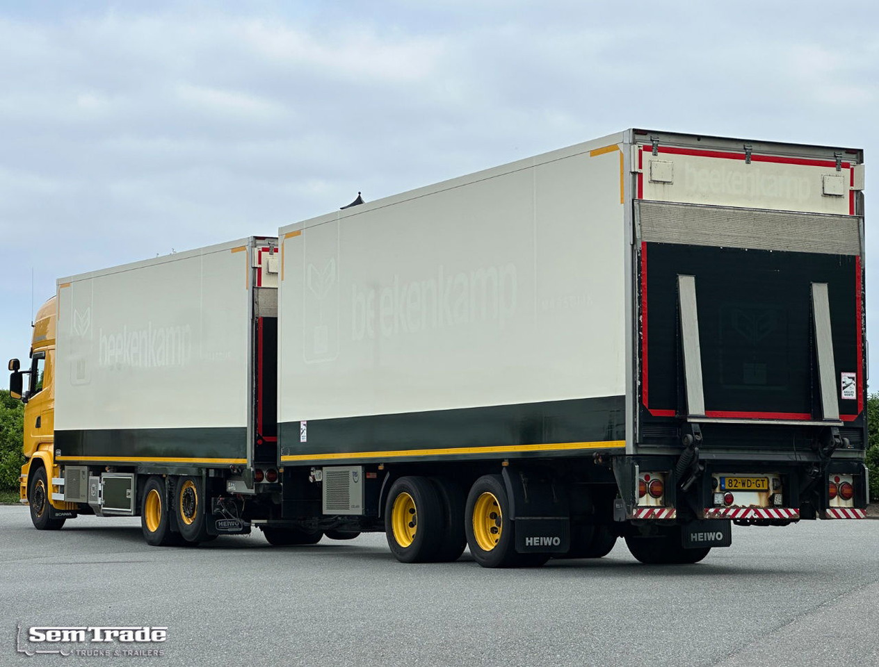 Scania R450 Retarder TRS Cooling Heiwo Isolated Boxes Tail Lift NL-Combi - Hűtős teherautó: 3 kép. Scania R450 Retarder TRS Cooling Heiwo Isolated Boxes Tail Lift NL-Combi - Hűtős teherautó: 3 kép.
