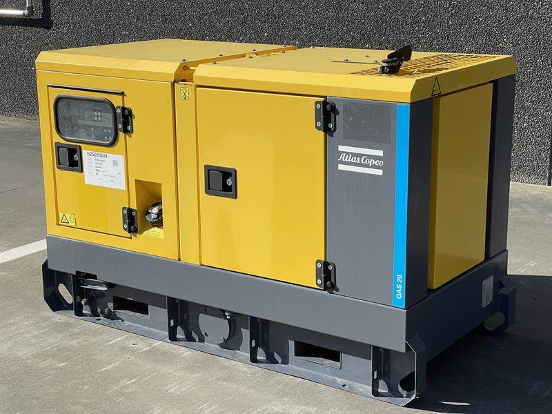 Atlas-Copco QAS 20 KD - Áramfejlesztő: 5 kép. Atlas-Copco QAS 20 KD - Áramfejlesztő: 5 kép.