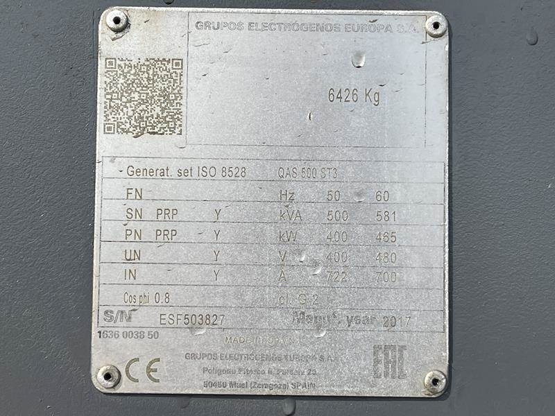 Atlas-Copco QAS 500 - Áramfejlesztő: 4 kép. Atlas-Copco QAS 500 - Áramfejlesztő: 4 kép.