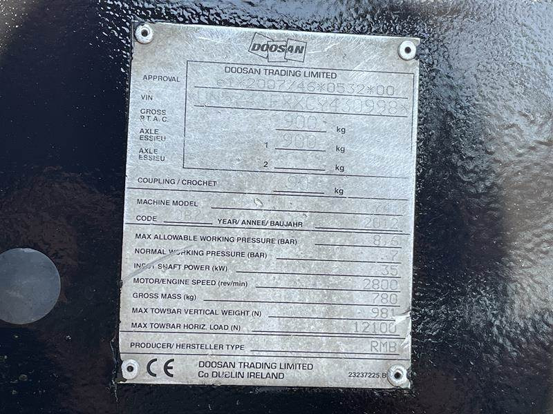 Doosan 7 / 41 - N - Légkompresszor: 4 kép. Doosan 7 / 41 - N - Légkompresszor: 4 kép.