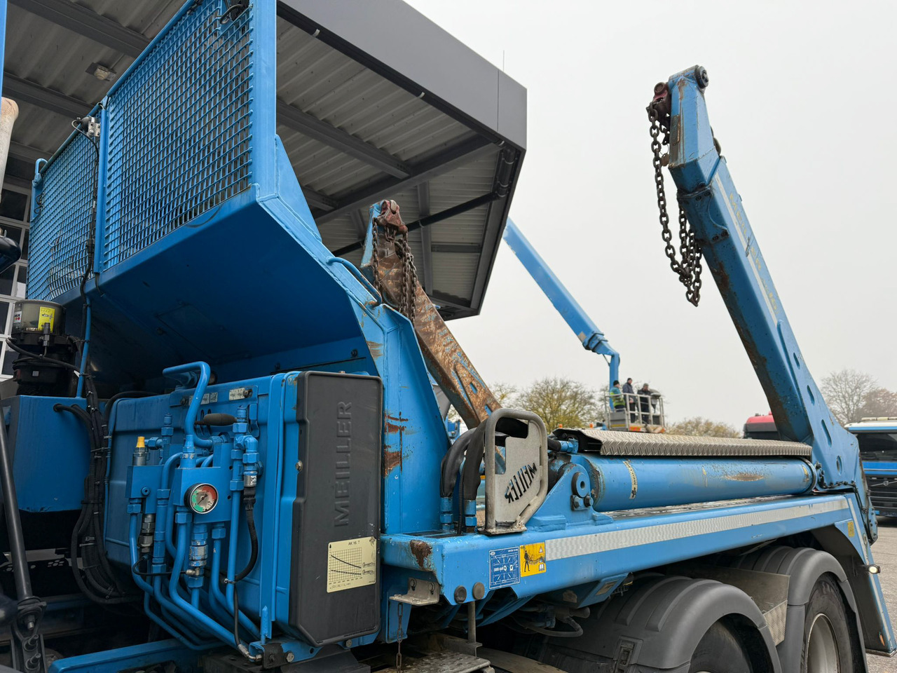 SCANIA P450 6x2 + AK16N TC - Konténerszállító: 2 kép. SCANIA P450 6x2 + AK16N TC - Konténerszállító: 2 kép.