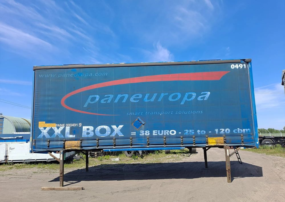 Krone Zabudowa Jumbo Firana BDF 7.70 m - Ponyvás felépítmény: 1 kép. Krone Zabudowa Jumbo Firana BDF 7.70 m - Ponyvás felépítmény: 1 kép.