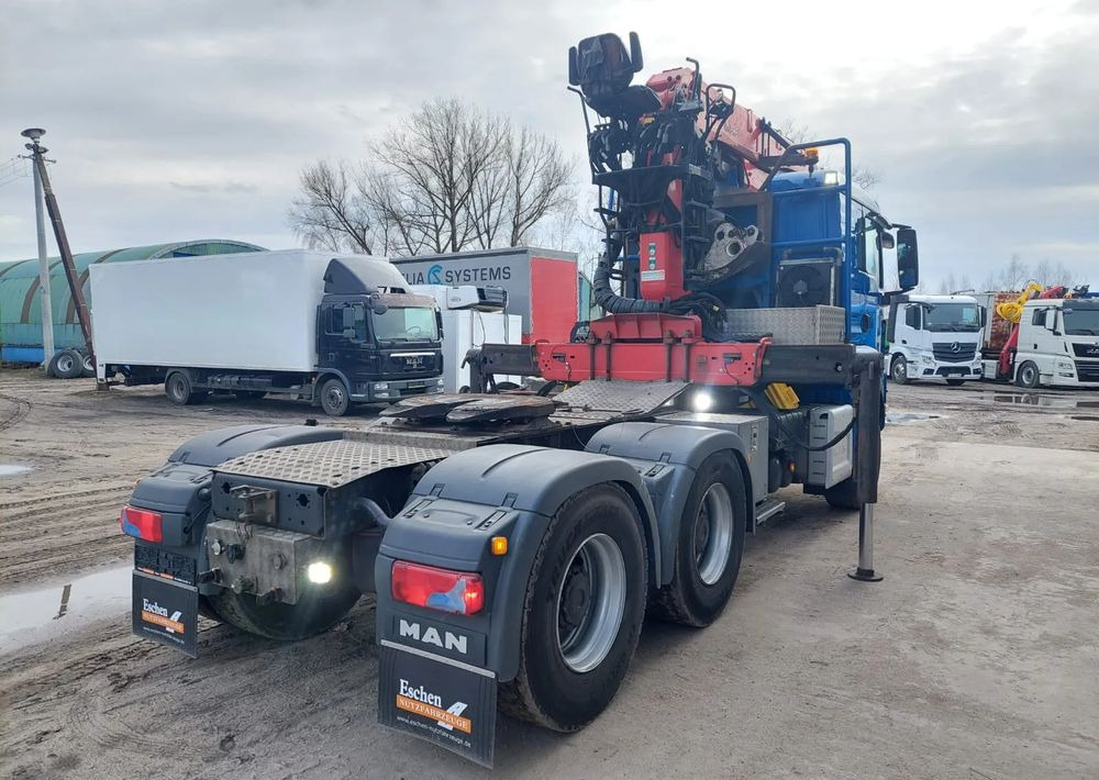 MAN TGS 26-480 6x4 do drewna PALFINGER Epsilon S 270L83 - Nyergesvontató: 4 kép. MAN TGS 26-480 6x4 do drewna PALFINGER Epsilon S 270L83 - Nyergesvontató: 4 kép.