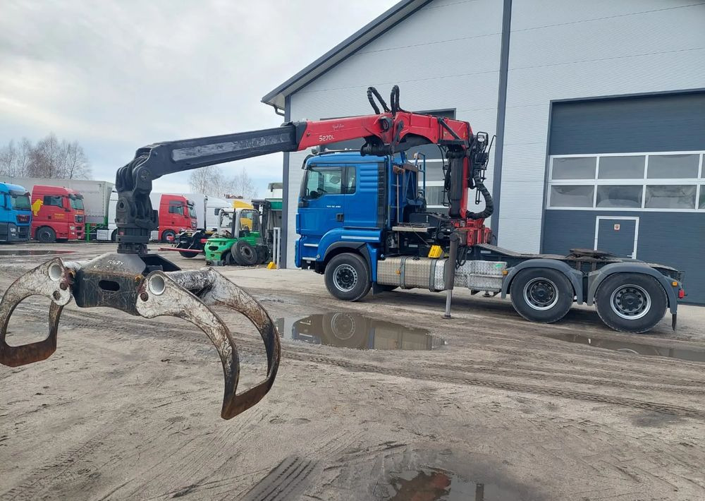 MAN TGS 26-480 6x4 do drewna PALFINGER Epsilon S 270L83 - Nyergesvontató: 1 kép. MAN TGS 26-480 6x4 do drewna PALFINGER Epsilon S 270L83 - Nyergesvontató: 1 kép.