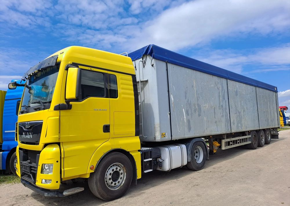 MAN TGX 18.440 Hydraulika ZESTAW c.siodłowy + naczepa - Nyergesvontató: 1 kép. MAN TGX 18.440 Hydraulika ZESTAW c.siodłowy + naczepa - Nyergesvontató: 1 kép.