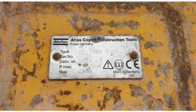 Atlas-Copco (Epiroc) HB 7000 Dust Protection (DP) orig.repas! - Hidraulikus törőfej - Építőipari gépek: 3 kép. Atlas-Copco (Epiroc) HB 7000 Dust Protection (DP) orig.repas! - Hidraulikus törőfej - Építőipari gépek: 3 kép.