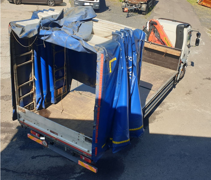 DAF 15t LF55.220 +Palfinger PK8500 - Ponyvás teherautó, Darus autó: 3 kép. DAF 15t LF55.220 +Palfinger PK8500 - Ponyvás teherautó, Darus autó: 3 kép.