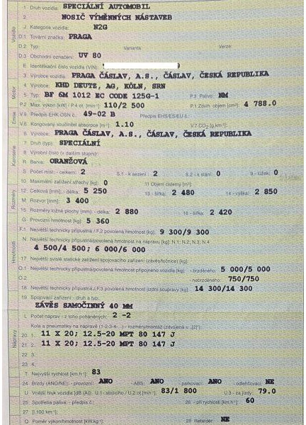 Praga UV 80 +Kobit - Építőipari gépek: 4 kép. Praga UV 80 +Kobit - Építőipari gépek: 4 kép.