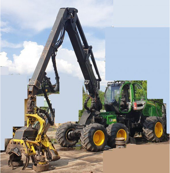 John Deere 1270E 6W - Fakitermelő gép: 1 kép. John Deere 1270E 6W - Fakitermelő gép: 1 kép.