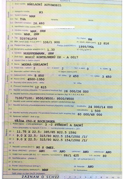 Horgos rakodó teherautó MAN TGA 26.460: 7 kép.